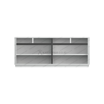 Kabinet CR 011 putih glossy modern minimalis untuk ruang tamu – Tersedia di Kantorku.co.id