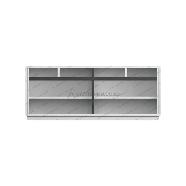 Kabinet CR 011 putih glossy modern minimalis untuk ruang tamu – Tersedia di Kantorku.co.id