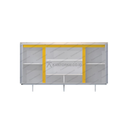 CR 014 kabinet mewah dengan kaca fluted untuk ruang tamu – Tersedia di Kantorku