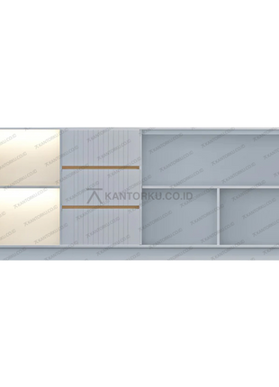 CR 017 kabinet kontemporer finishing premium untuk ruang keluarga – Tersedia di Kantorku.co.id