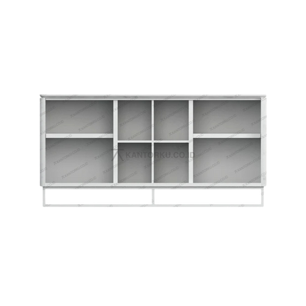 CR Marble 160 kabinet mewah dengan finishing PVC vacuum marble – Tersedia di Kantorku