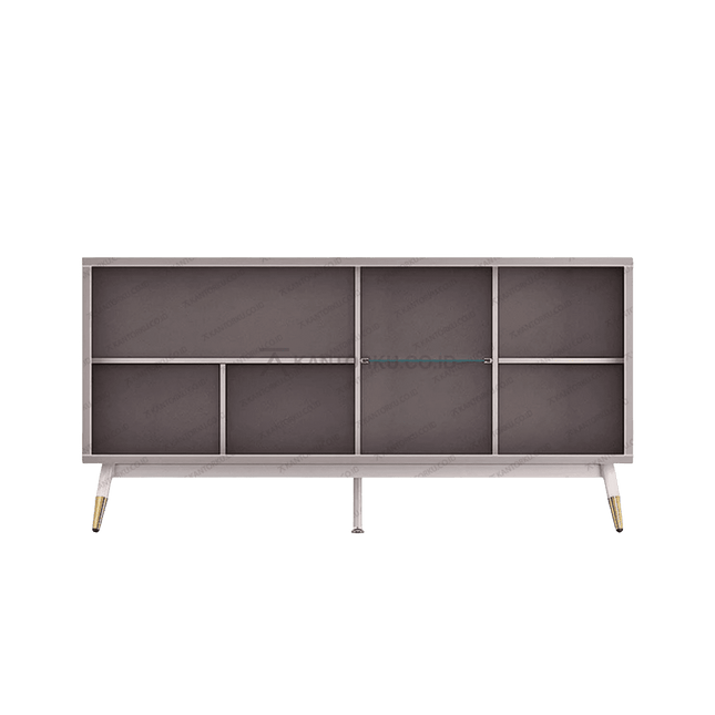 CR Volare 160-01 kabinet modern minimalis dengan kaki emas stylish – Tersedia di Kantorku