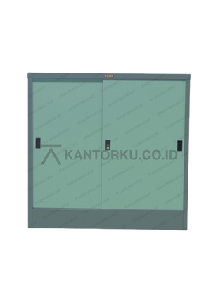 Lemari arsip Lion Metal L31 pintu geser besi kokoh tersedia di Kantorku
