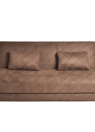 Sofabed Copenhagen multifungsi, mudah diubah jadi tempat tidur datar dengan sentuhan mewah — kantorku