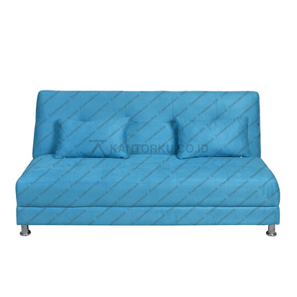 Sofabed Copenhagen dengan bahan suede lembut dan kaki kayu kokoh, desain elegan dan tahan lama — kantorkudotcodotid