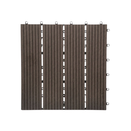 Kayu Asri Decking Tile WPC untuk lantai outdoor