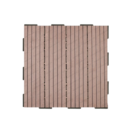Kayu Asri Decking Tile WPC untuk lantai outdoor