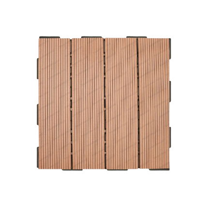 Decking Tile Kayu Asri berbahan Wood Plastic Composite