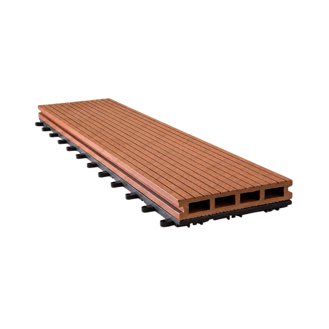 Kayu Asri Decking Tile WPC untuk lantai outdoor