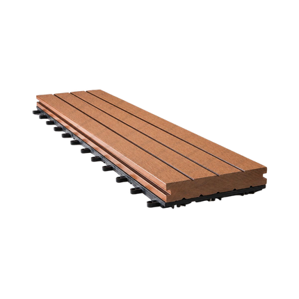 Kayu Asri Decking Tile WPC untuk lantai outdoor