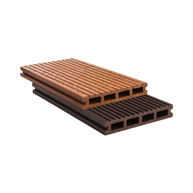 Kayu Asri Hollow Deck WPC untuk lantai outdoor
