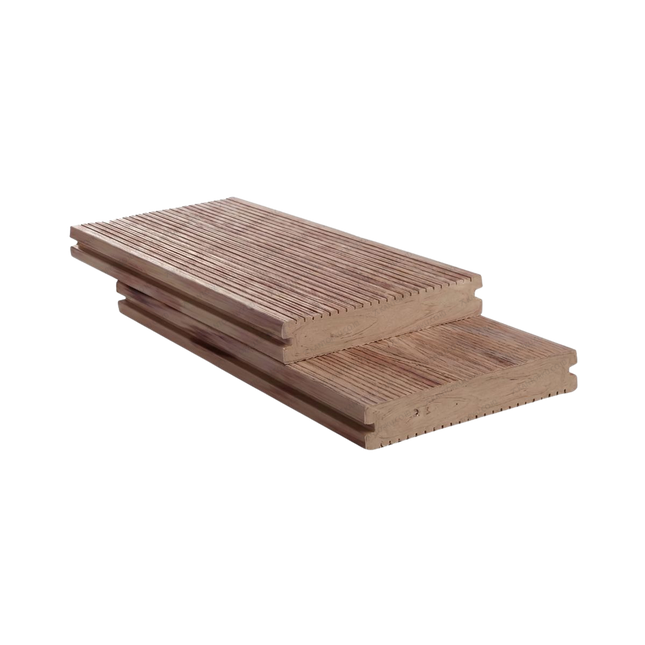 Lantai outdoor Kayu Asri Solid Deck tahan cuaca
