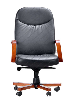 Kursi Direktur Savello Diamond HC elegan dengan frame kayu mahoni dan desain mewah Kantorku