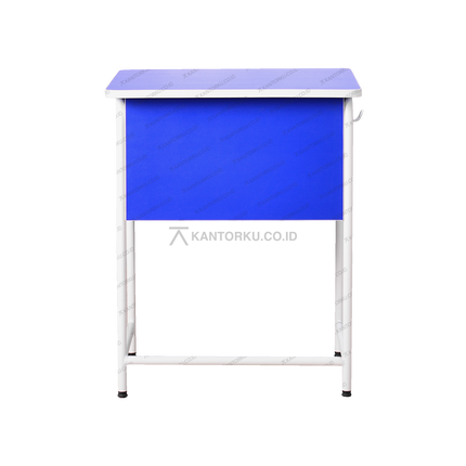 Meja belajar DMB 01 minimalis dengan rangka besi kokoh dari Kantorku