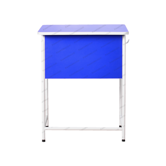 Meja belajar DMB 01 minimalis dengan rangka besi kokoh dari Kantorku