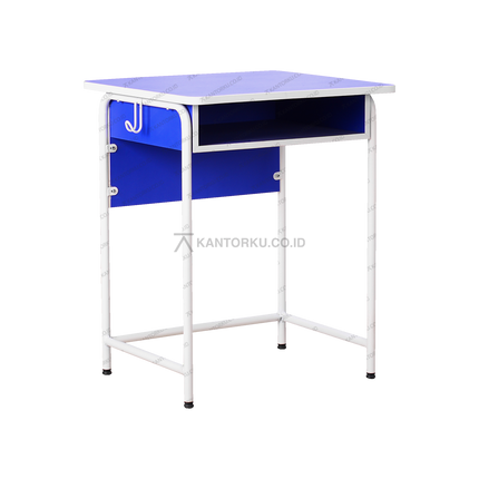 Meja belajar ergonomis DMB 01 dengan desain modern – Kantorku