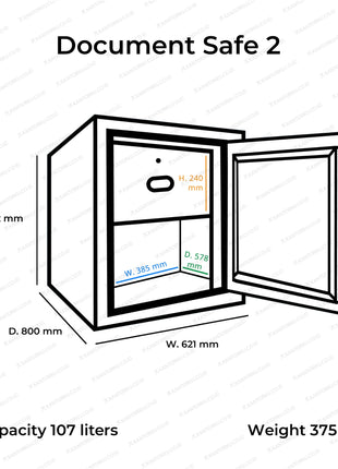 brankas baja tahan panas dengan kombinasi sargent greenleaf dan dorma kaba — kantorkudotcodotid
