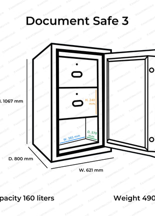 brankas bolden document safe anti pembobolan dan tahan api — kantorkudotcodotid