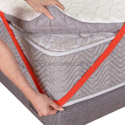 Topper kasur lembut dan nyaman dengan kain 3D knitting – Kantorkudotcodotid