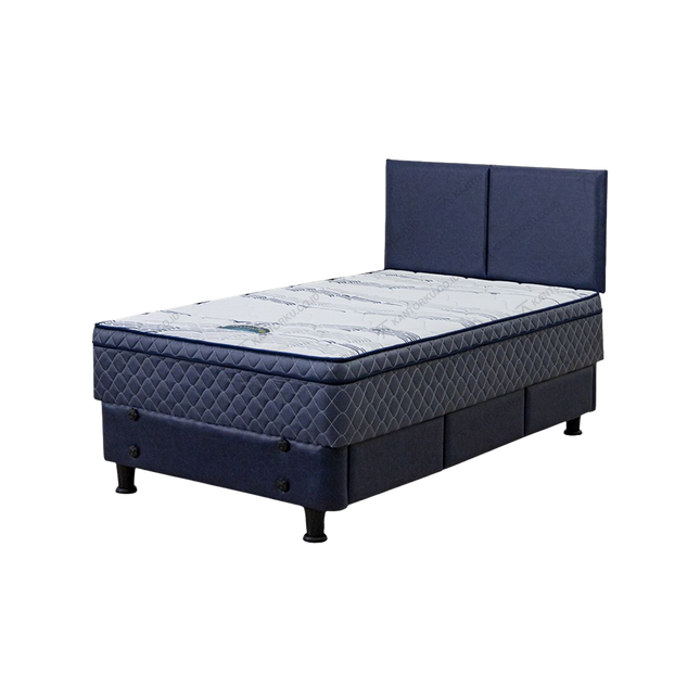 Ranjang Drawer Bed Standard Plushtop dengan Laci Praktis