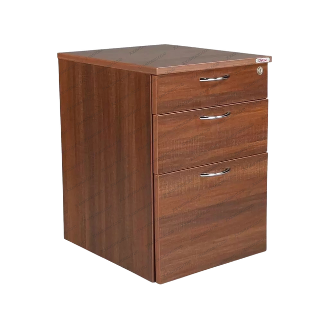 Laci kantor Chitose Kumi Wagon 3D dengan tiga kompartemen penyimpanan. Tersedia di Kantorku