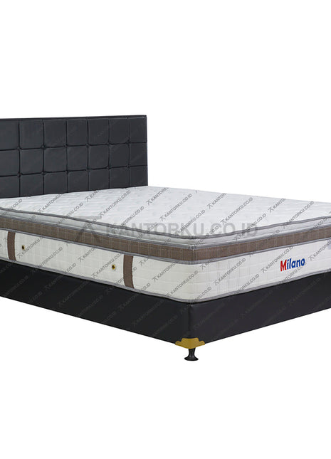 Eversoft Milano springbed dengan kain knitted premium – KANTORKUDOTCODOTID
