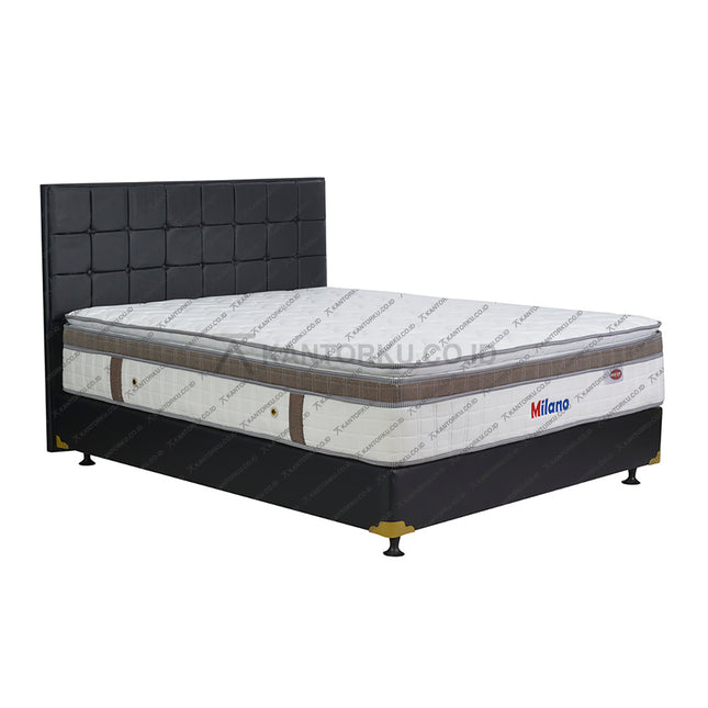Eversoft Milano springbed dengan kain knitted premium – KANTORKUDOTCODOTID