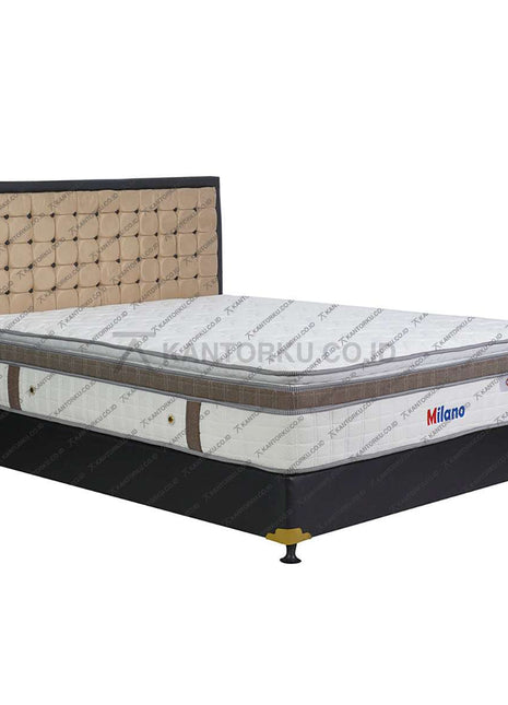 Kasur Eversoft Milano dengan pegas padat & tahan lama – KANTORKUDOTCODOTID
