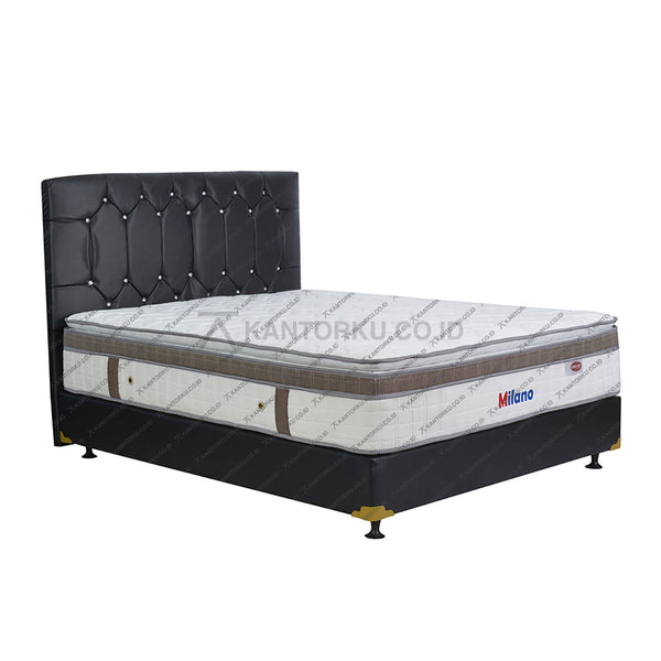 Kasur Springbed EVERSOFT Milano HB Verona | Fullset Oreo