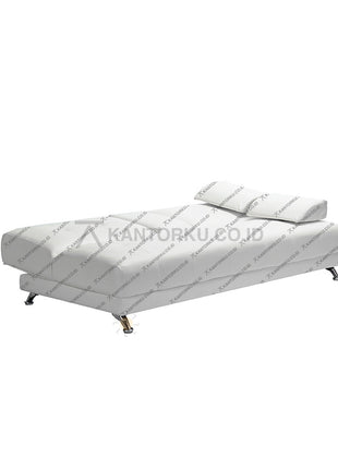 Sofabed Modena elegan dari Oliv dengan separator tengah yang dapat disesuaikan — kantorkudotcodotid