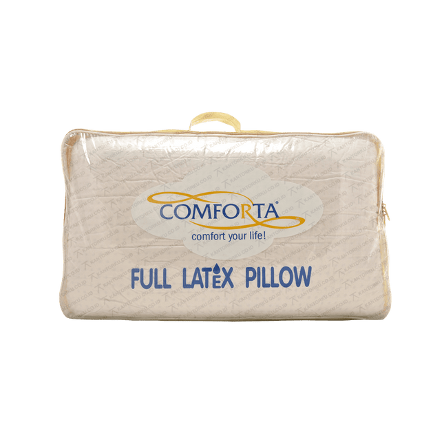 Bantal Kepala Comforta Latex dengan bahan 100% latex alami untuk kenyamanan maksimal - Tersedia di Kantorku.co.id