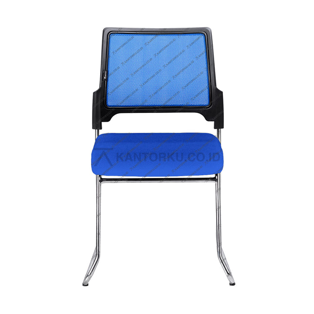 Kursi Hadap Ergotec dengan kaki cantilever chrome tanpa sandaran lengan – Kantorku