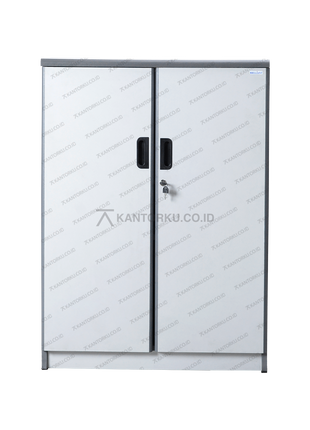 Lemari arsip modern BCRP80 warna grey dengan desain elegan – Tersedia di Kantorku.co.id