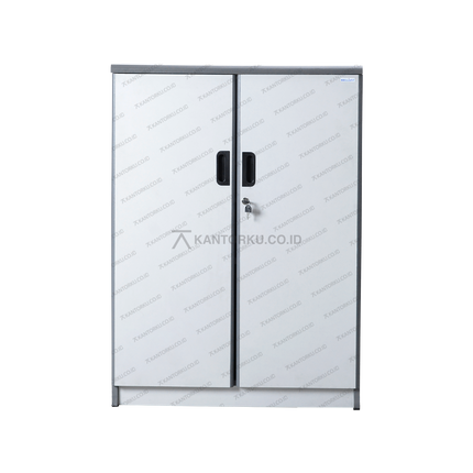 Lemari arsip modern BCRP80 warna grey dengan desain elegan – Tersedia di Kantorku.co.id