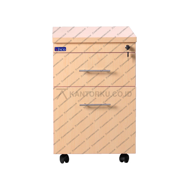 laci arsip Inco DW Fluix WS 1P F modern dengan fitur soft closing dan kapasitas luas warna kayu beech - KANTORKU