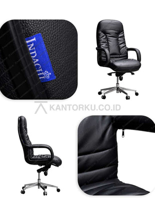 Kursi kantor Indachi D600 AL HDT kokoh dengan rangka aluminium – kantorku.co.id