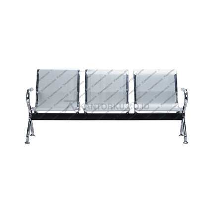 Kursi Tunggu Ergotec Eg 03 Merupakan Kursi Tunggu Kantor Berbahan Full Besi Dengan Desain Modern Dan Kokoh. Menggunakan Material Baja Perforated Yang Kuat Serta Finishing Chrome Yang Elegan, Kursi Ini Tahan Lama, Mudah Dibersihkan, Dan Ideal Untuk Area Dengan Mobilitas Tinggi. Dengan Kapasitas Tiga Dudukan, Kursi Ini Sangat Cocok Ditempatkan Di Ruang Tunggu Kantor, Lobby Perusahaan, Maupun Area Pelayanan Publik Untuk Menciptakan Suasana Profesional, Rapi, Dan Nyaman Bagi Pengunjung.