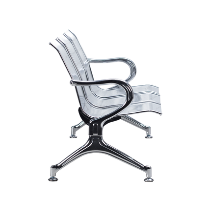 kursi tunggu 3 seat Ergotec EG 03 dengan finishing chrome elegan