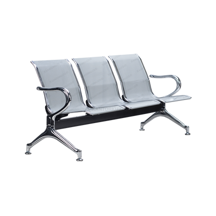 kursi tunggu kantor Ergotec EG 03 baja perforated tahan lama