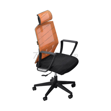 Kursi Kerja ergonomis kursi Manajer desain Minimalis berwarna dengan sandaran dan roda - subaru - KANTORKU
