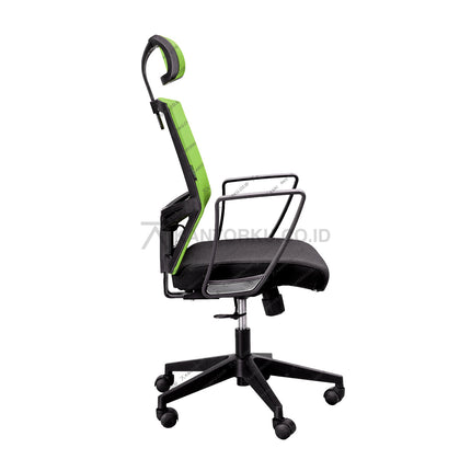 Kursi Kerja ergonomis kursi Manajer desain Minimalis berwarna dengan sandaran dan roda - subaru - KANTORKU