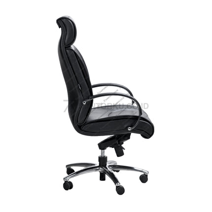 Kursi direktur Savello modern dengan sandaran ergonomis dan armrest nyaman Kantorkudotcodotid