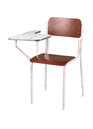 Kursi belajar Chitose klasik dengan writing pad kokoh – Kantorku