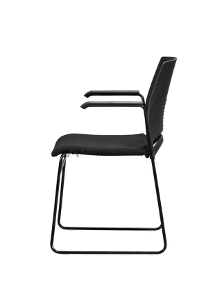 Kursi ruang tunggu Ergotec E 010 AJ dengan armrest empuk – Kantorku