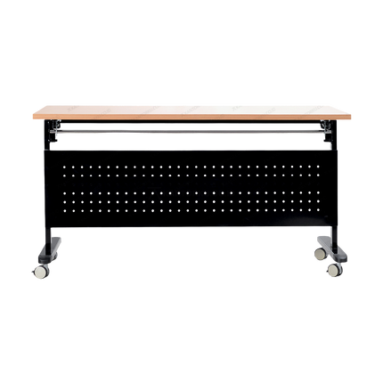 Meja kantor minimalis ukuran 140x60 cm bahan HPL premium Tersedia di Kantorku