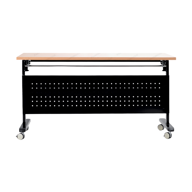 Meja kantor Ergotec FC 01 A desain modern top HPL ukuran 160x75 cm Tersedia di Kantorku
