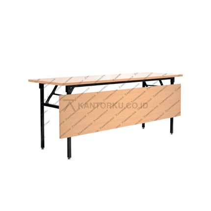 Meja lipat Ergotec modern dengan permukaan vynil anti air dari kantorku.co.id