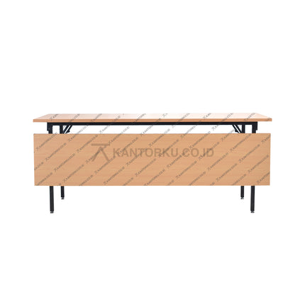 Meja kerja serbaguna Ergotec dengan kaki besi kokoh dari Kantorku