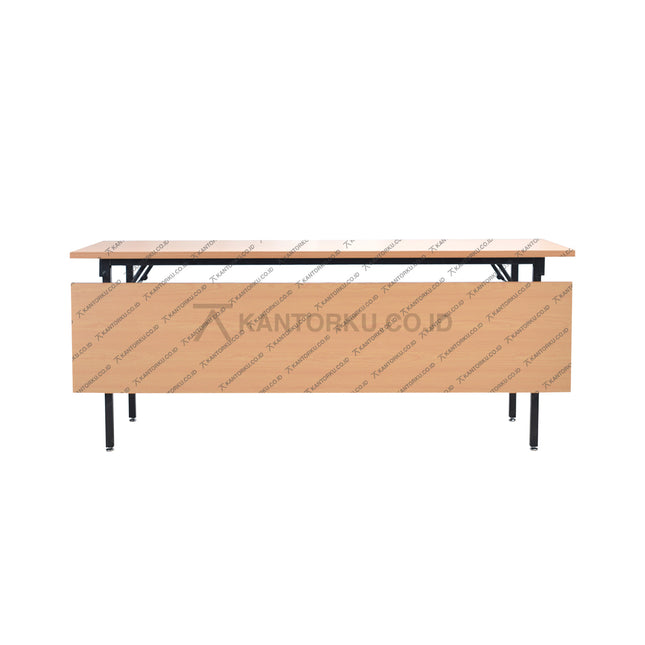 Meja kerja serbaguna Ergotec dengan kaki besi kokoh dari Kantorku