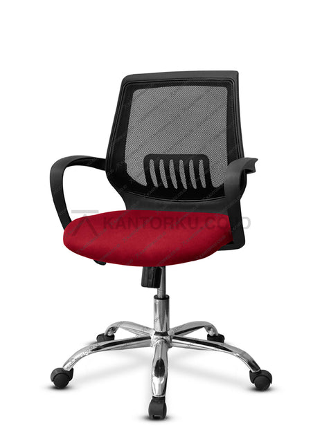 Kursi kerja HighPoint Fargo FAR001 sandaran jaring ergonomis modern kantorku